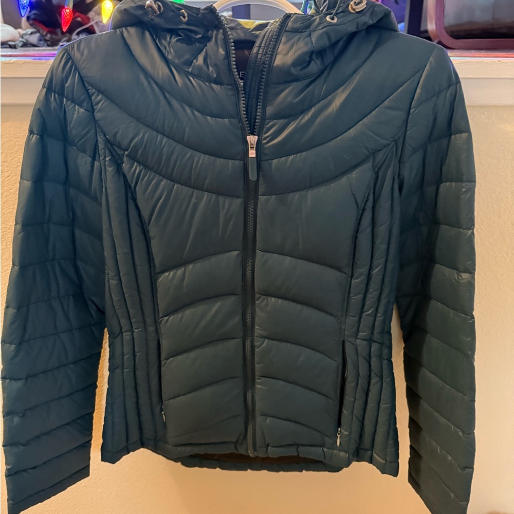 Andrew Marc Women's Puffer Jacket in Deep Teal